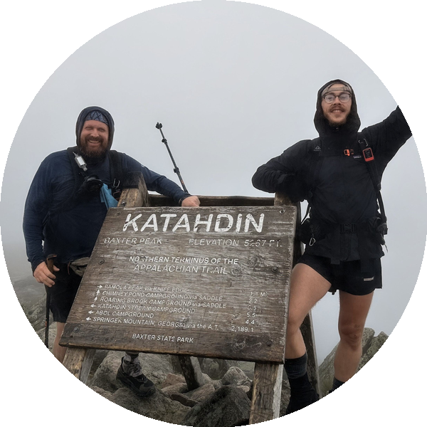 Summiting Mt. Katahdin with my son — Northern Terminus of the Appalachian Trail